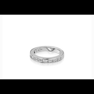 Diamond baguette 1/2 eternity band